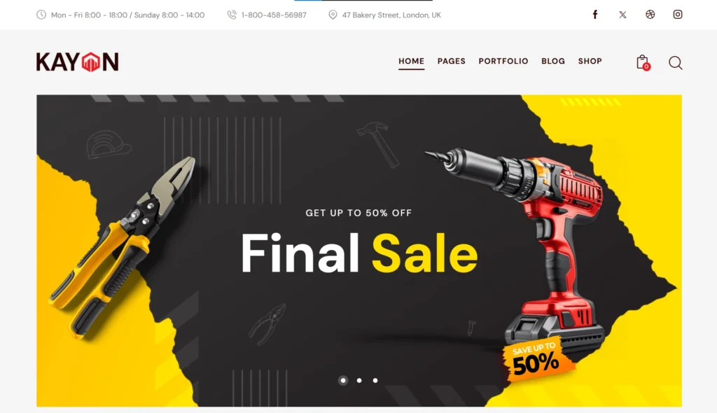 Hardware Shopify Store Development Project
