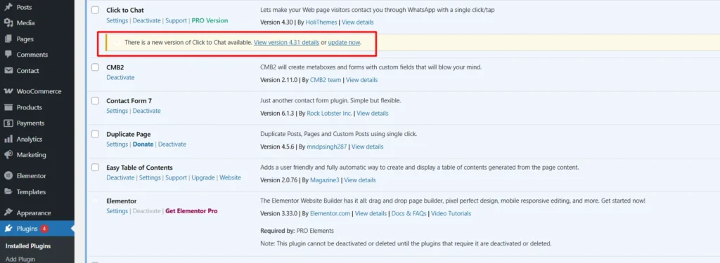 Theme and Plugin Update